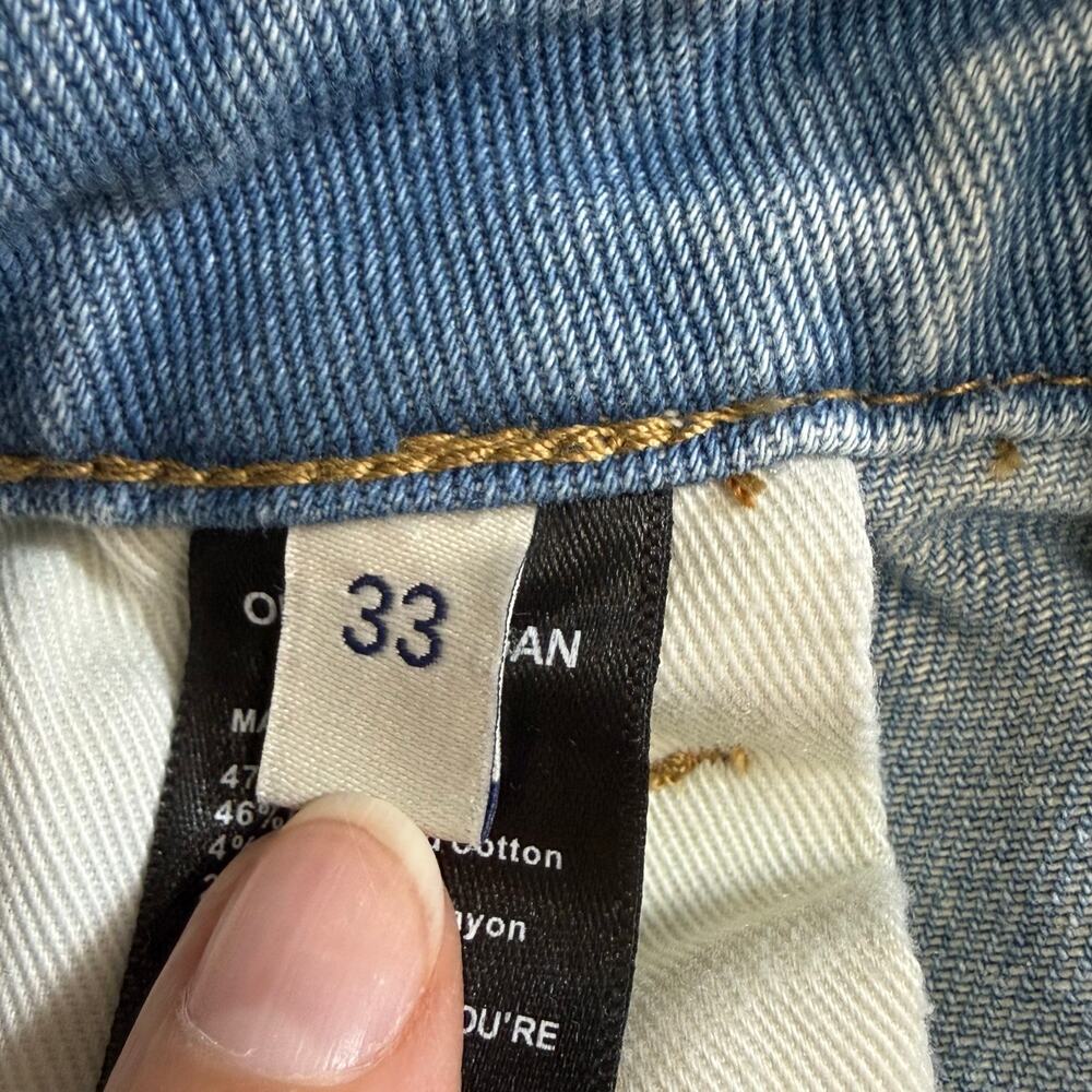 Oliver Logan Madison Wide Leg Cargo Jeans Size 33 Sustainable Slouchy - Picture 13 of 16